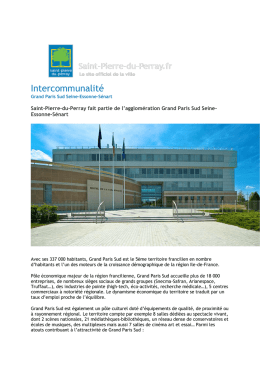 Intercommunalit&eacute;