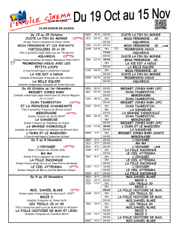 aff mensuelle du 19 oct au 15 nov