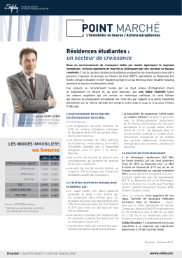point march&eacute; - Business Immo