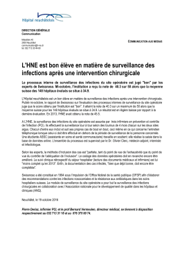 Mod&egrave;le lettre - H&ocirc;pital neuch&acirc;telois