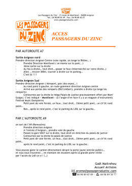 acces passagers du zinc