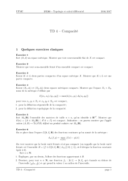 TD 4 Compacit&eacute;