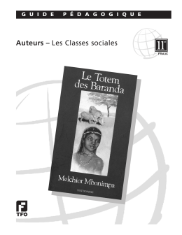 Auteurs – Les Classes sociales