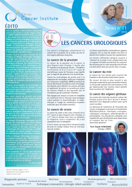 les cancers urologiques
