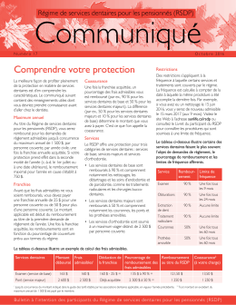 Comprendre votre protection