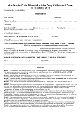 Téléchargez le bulletin d`inscription (format )
