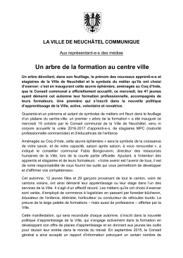 Lire le communiqué de presse