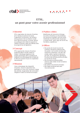 Service du travail - Site officiel de la Ville de Lausanne