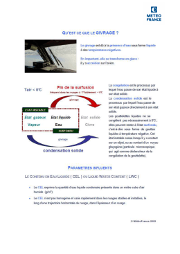 Le givrage