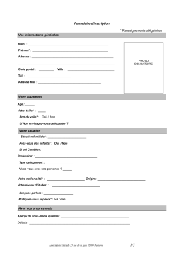 Téléchargement Dossier Pôle Mariage