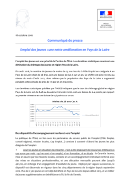 une nette am&eacute;lioration en Pays de la Loire