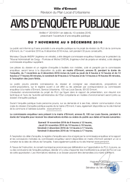 Ville d`Ermont Révision du Plan Local d`Urbanisme DU 7