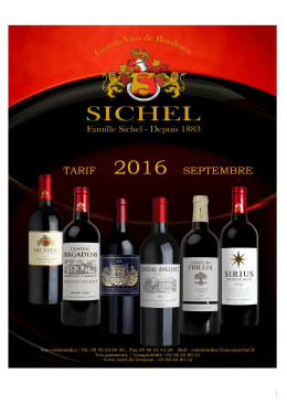 Bordeaux rouges