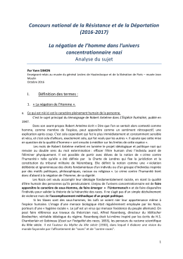 Concours national de la Résistance et de la Déportation (2016