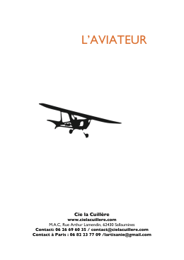 l`aviateur - Cie La Cuillère