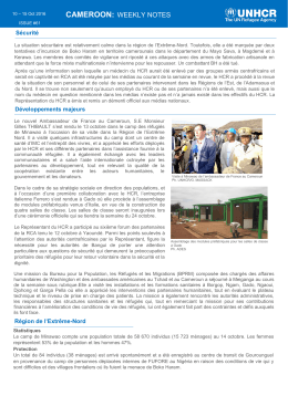 CAMEROON: WEEKLY NOTES