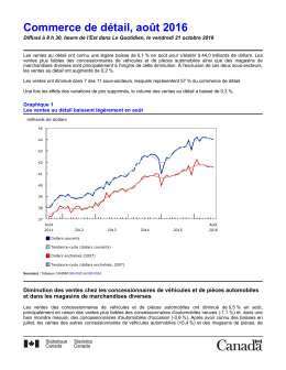 - Statistique Canada