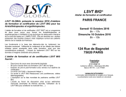 LSVT BIG - LSVT Global