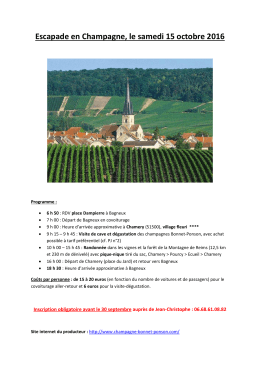 Escapade en Champagne - Randonner avec le club randonn&eacute;e de