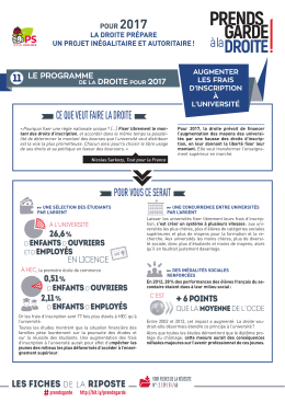 Augmenter les frais d`inscription &agrave; l`universit&eacute;