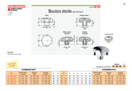 Bouton étoile aluminium 15-73