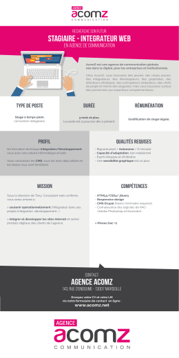 Int&eacute;grateur web