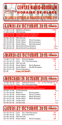 9 h 00 à 11 h 30 csa école l`étincelle 1-3