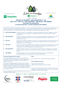 Formulaire inscription DEFI - 24.5 km en &eacute;quipe - web