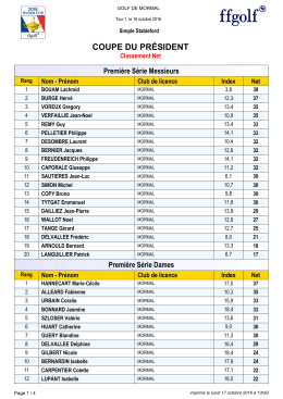 coupe du pr&eacute;sident