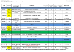 Novembre - Alb&egrave;res Evasion