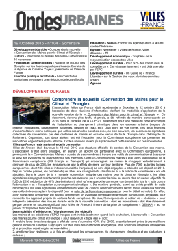 19 Octobre 2016 - Villes de France