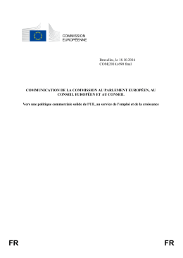 COMMISSION EUROPÉENNE Bruxelles, le 18.10.2016