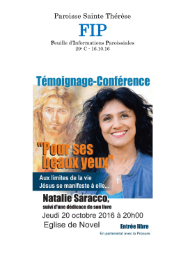Paroisse Sainte Th&eacute;r&egrave;se