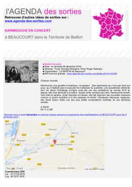 Imprimer - Agenda des sorties