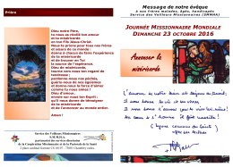 Annoncer la miséricorde