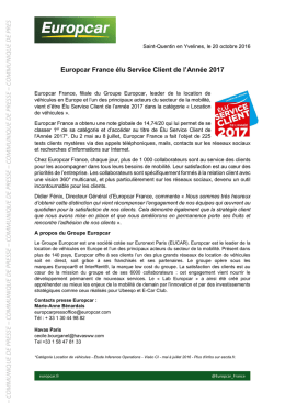 SSE – CO MMUN IQUE DE PR ESSE – CO MMUN IQUE