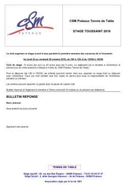 2016-stage_toussaint - puteaux tennis de table