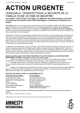 Venezuela - Amnesty International
