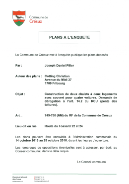 Affiche internet - Commune de Cr&eacute;suz