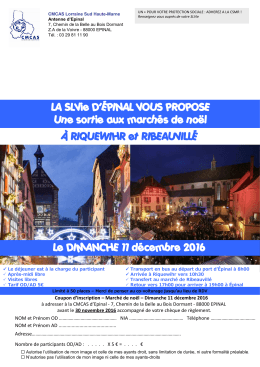 Marché de Noël RIQUEWIHR - 11 12 16