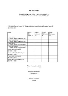 Le Fresnoy - marché gardiennage
