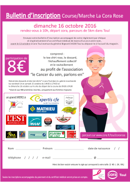 bulletin d`inscription caldé