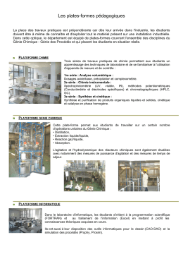 Les plates-formes p&eacute;dagogiques