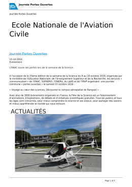 Journée Portes Ouvertes