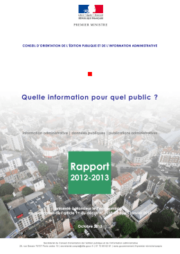 T&eacute;l&eacute;charger le rapport 2012-2013
