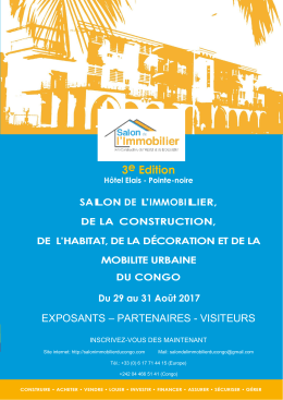 Salon de l`Immobilier du Congo