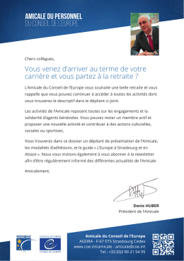 Amicale du Personnel du Conseil de l`europe