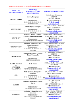 direction interrégionale - Justice / Métiers et concours