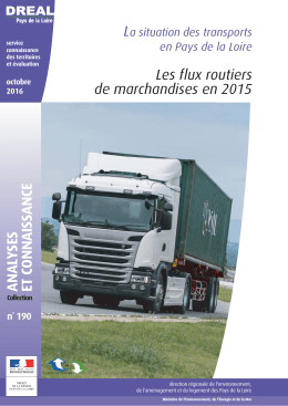 N° 190 - Les flux routiers de marchandises en 2015