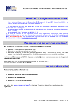 Notice émission annuelle 2016